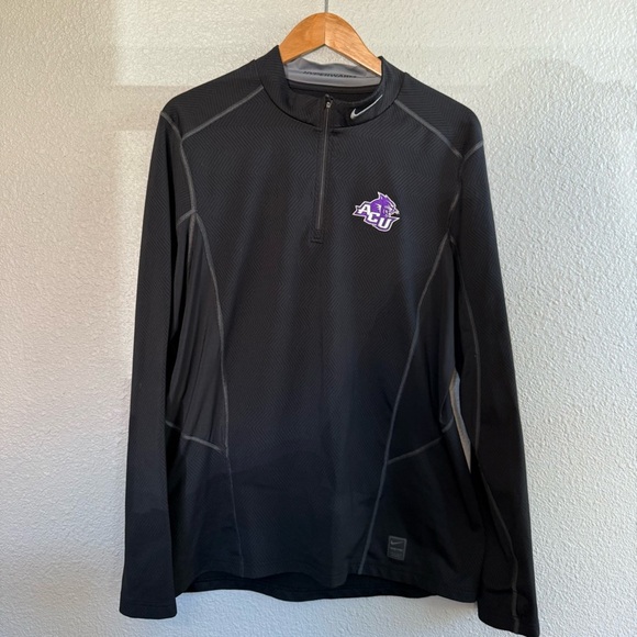 ACU Nike Pro Dri Fit Size XL Fitted Quarter Zip - Picture 1 of 4